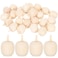 Amosfun 30Pcs Unfinished Wooden Apples Mini Paintable Wood Apples for DIY Crafts Valentines Day Party Supply Dollhouse Decorations