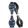 Magnitt RipStik Caster Board, Deluxe Junior Rip Stick with Illuminating Wheels for More Excitement,Fun and Visibility, Ripstick Skateboard for Kids 8+ (Blue A)