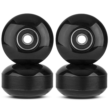 NONMON 4pcs 52mm 95A Skateboard Wheels with Bearings, Street Wheels Skateboards Tricks Cruiser