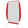Seenelling 4 x 7 ft Portable Pitching Net Replacement Net, Baseball Pitcher Protection Net, Batting Practice Net, Red, Only Net