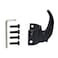 RLECS Electric Scooter Front Hook Black Plastic Carrying Hook for Segway Ninebot Max G30 E-Scooter