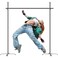 Qufiona Limbo Game - Alloy Steel Heavy Duty Limbo Game - Easy to Install Limbo Stick - Adjustable Height Rustproof Limbo Game for Adults, Carnival, Lawn Party, Luau, Outdoor Yard, Backyard