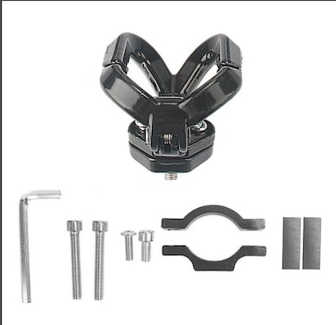 LUCK4U Universal Hanger Hook for Electric Scooter Hanging Adjustable, Suitable for Electric Scooters with Handlebar Diameter 20mm-37mm (Black)