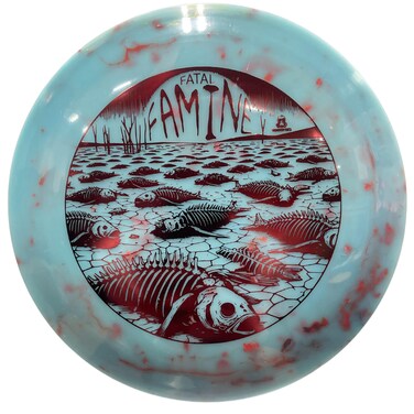 DOOMSDAY DISCS Famine Long Distance Driver   Excellent Flight for Disc Golf Players   Stiff Fatal Plastic