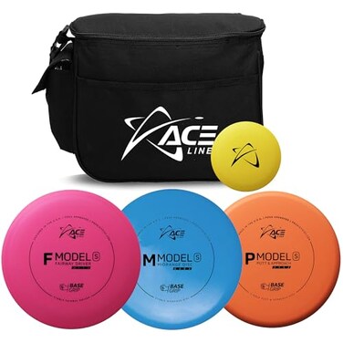 Prodigy Disc 3 Disc Golf Starter Set + Bag   Beginner Disc Golf Set   Contains 1 Driver, 1 Midrange, 1 Putter, 1 Bag &amp; Mini   Frisbee Golf Discs Set   Disc Golf Discs Set With Bag (Colors Vary)