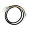 Yuecoom Electric Scooter Motor Wire, 10in 2.5mm&sup2; 1200w Universal High Sensitivity Motor Wire Scooter Motor Line Accessories for Scooter Motor Cable Parts