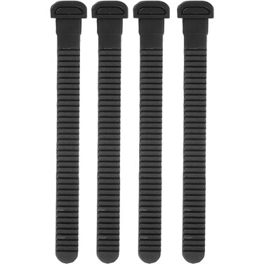 BESPORTBLE 4pcs Replacements Inline Roller Skating Shoes Energy Strap with Screws Nuts Skates Buckles Accessory for Men Women Kids Black