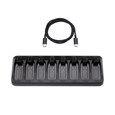 TAKWELL 8-Port Battery Charger for SRAM AXS/eTap System, Charge Fast and can Support 8 Batteries at The Same Time, USB-C Input.