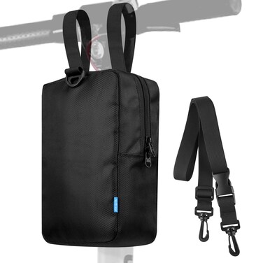 Xxerciz Scooter Storage Bag, Nylon Scooter Handlebar Bag Front Hanging Bag for Electric Scooter, Scooter Accessories for Adults