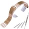 MCXGL 18mm Stainless Steel Strap Compatible with Casio A700W A158WA A168WA AE1000 Classic Bracelet Unisex Replacement Watch Band (Rose gold)