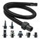 Paddle Board Pump Adapter Hose, Sup Pump Adaptor Kit with 7 Air Valve Nozzles and 3.3 Ft Hose, Electric Hand Air Pump Accessories Fit for Inflatable Stand Up Paddle Board/Boat/Tent/Pool/Mat