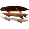 WILMIN Surfboard Wall Rack, Surfboard Shelf, Surf board Wall Mount, Paddle Board Wall Rack, Surf Rack for Board Storage (3-Layers)