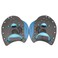 BIGEBO Swim Hand Paddles, Kids Adults Swimming Hand Paddles Water Resistance Aqua Swimming Equipment for Swim Training