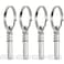 Leadrise 4 PCS 316 Stainless Steel Quick Release Pin Boat Pins w/Drop Cam &amp; Spring 1/4" x 1" Grip Lanyard,Usable Length 1", Bimini Top Pin, Marine Hardware