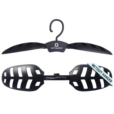 Surf Squared Wetsuit Hanger - Quick Dry, Folding and Vented Hanger for Surfing, Scuba Diving or Swimming - Wetsuits or Drysuits, Rash Guards, Board Shorts