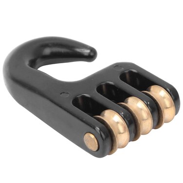 ZAWELIYO Aluminium Alloy Windsurfing Pulley Hook Windsurf Rigging Pulley Hook with 3 Wheels Windsurfing Hardware Accessories7x4x1.5cm