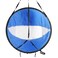 Kayak Sail Wind Sail 108cm Blue &amp; White Canoe Sail Transparent Window UV, Easy Setup &amp; Control