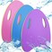 RoundFunny 3 Pcs Swimming Kickboard for Kids Swim Training Aid Kickboard with Handrail Hole Bicolor Kick Boards for Children Swimming Pool Board Auxiliary Equipment for Exercise Toddler Beach Summer