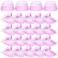 Jeyiour 24 Pcs Transparent Sun Visor PVC Visor Hat UV Protection Poker Visor Beach Golf Clear Visor Tourist Visor Cap for Women Outdoor Sports Tennis Football Party Accessories