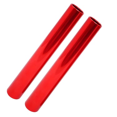 Honbay 2PCS Aluminum Relay Batons Running Batons Track and Field Relay Batons for for Race Running and Outdoor Sports (11.8 Inches)