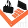 Olybeaka Beach Volleyball Lines for Sand - 2.5 inch Highly Visible Boundary Lines Set for Outdoor + 8 Stainless Anchors + 8 Sand Bags + Carry Bag, Official Court Size Dimensions (26.3' x 52.6')