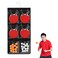 Ping Pong Storage Rack, Table Tennis Racket Holder Wall Mount Organizer for 8 Paddles and 28 Balls (No Accessories Included) (Black)