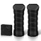 Pietuley 2 PCS Pickleball Paddle Grip with 1 Pickleball Paddle Cleaner Eraser - Pickleball Accessories - Pickleball Grip - Comfortable Grip for Tennis Elbow, Less Vibrations, Helps Sweaty Hands(Black)