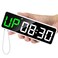 REACHER Portable Gym Timer Clock for Home Garage, Countdown/UP, Stopwatch, Workout Interval Timer with Powerful Battery, Strong Magnet, Adjustable Volume, Digital Fitness Timer Crossfit Boxing HIIT