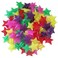 108Pcs Colorful Plastic Bike Wheel Spokes Beads Clip Bicycle Decors (Star)
