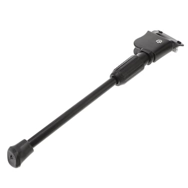Garneck Bike Kickstand 2 Holes Folding Bicycle Stand Steel Single Side Kickstand for Mountain Bike Road Bicycle (Black)