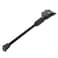 Garneck Bike Kickstand 2 Holes Folding Bicycle Stand Steel Single Side Kickstand for Mountain Bike Road Bicycle (Black)