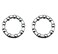 2 Coaster Hub Bearings 7/32" Ball Size x 9 Balls. Works on 3/8" axle. Set of Bearing. Pair of Bearings. for Bicycle Wheels, lowrider Bikes, Beach Cruiser, Chopper, limos, Stretch Bicycles.