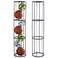 3 Layer Garage Ball Storage, Durable Wall Mounted Vertical Ball Rack, Sports Basketball Football Rack Organizer for Garage, Ball Storage Cage Ball Holder for Basketball, Football, Soccer, Volleyball