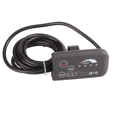 Klanata Ebike Display, Electric Bicycle 810 Led Display with 5 Wire Cable Control Panel for Electric Bicycles and Electric Scooters