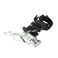 CYSKY Mountain Bike Front Dearilleur 3 Speed, Compatible with Top or Bottom Routing, Support 31.8mm/34.9mm Seat Tube Diameters for MTB Mountain Bicycle