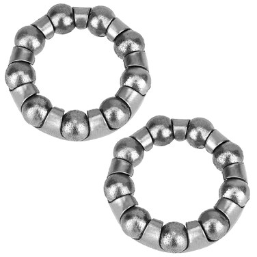 Bike Ball Crank Bearing Stainless Steel 1/4 inch x 9 Balls Bike Crank 4Pcs Replacement Mountain Bike Parts Repair Accessories for Bicycle Crank Bottom Bracket