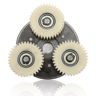 flexman E Bike Motor Gear Clutch Kit, 3Pcs 36T Nylon Gear with Bearing and 88mm Clutch to Replacement for 500W to 750W Motor Metal Solid Gear