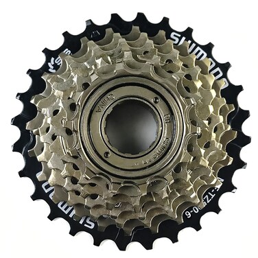 RainFlowwer 6 Speed Bike Freewheel, MF-TZ500-6 Bicycle Freewheel 14-28T Multiple Freewheel Cycling Replacement Part