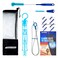 Reservoir Hydration Bladder Cleaning Kit - 6-In-1 Water Reservoir Cleaning Kit Of 3 Brushes, Collapsible Frame, (12) Cleansing Tablets &amp; Carry Pouch - Cleaner Set For Back Pack Bladder