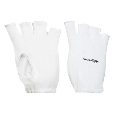 SPORTAXIS 100% Cotton Inner Gloves for Cricket Batting and Wicket Keeping - Comfortable, Breathable, and Durable - White, Full Coverage for Enhanced Protection - Lightweight