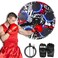 Music Boxing Machine with Boxing Gloves - Bluetooth Wall Mounted Boxing Equipment for Adult Teens - Smart Boxing Training Equipment for Home Gym - Graffiti Style