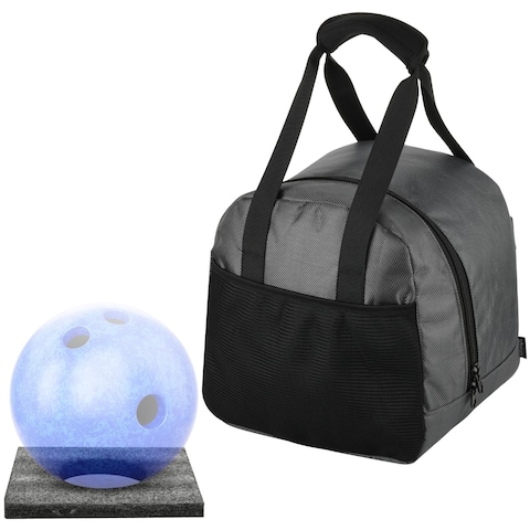 Cosmos Bowling Ball Bag Single Ball Tote Bowling Bag with Padded Ball Holder, Fits Also as Add One Bowling Ball Bag to Roller Bag (Bowling Ball NOT included)
