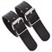 Toddmomy 1 Pair of Bike Basket PU Straps Bike Basket Leather Straps Adjustable Bike Leather Straps for Bike Bicycle（Black）