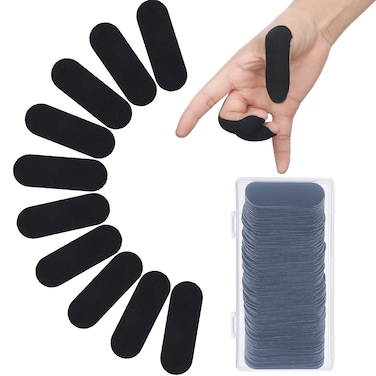 120 Pieces Bowling Tape Bowling Thumb Tape Bowlers Tape with Portable Box Flex Bowling Finger Tape Elastic Bowling Thumb Protector Protective Performance Tape for Bowlers Exercise Sport (Black)