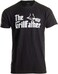 Ann Arbor T-shirt Co. The Grillfather   Funny Dad Grandpa Grilling BBQ Meat Humor T-Shirt Joke for Men - (Adult, M) Black