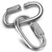 Yardware etcetera Quick Links 1/8 inch (3.5mm) Zinc Plated 24 Pack - 220 lb Working Load Limit - Chain Links