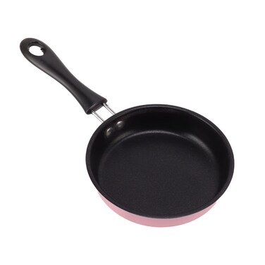 4.7inch Mini Frying Pan, Breakfast Small Fry Egg Pan with Long Handle, Stainless Steel Prevent Stick Induction Pot, Portable Camping Cooking Omelet Pan, Dishwasher ()