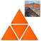 Shupakul 4 Pcs Blaze Orange Safety Panels,Waterproof Hunting Safety Blind Panels with 12 Buttons &amp; Storage Bag,Portable Blind Cover for Ground Blind Tree Stand