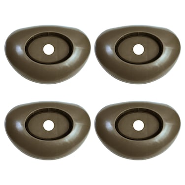 Pack of 4 Leg End Caps Footings Compatible with Power Steel Deluxe， Compatible with Coleman Swim Vista Pools
