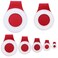 ITROLLE 2-8cm 7pcs/Pack Competitive Game Bulls Target Practice Fabric Pad Airsoft Slingshot Foldable Target Catch Box Set for Adult Shooting Outdoor Hunting Accessories